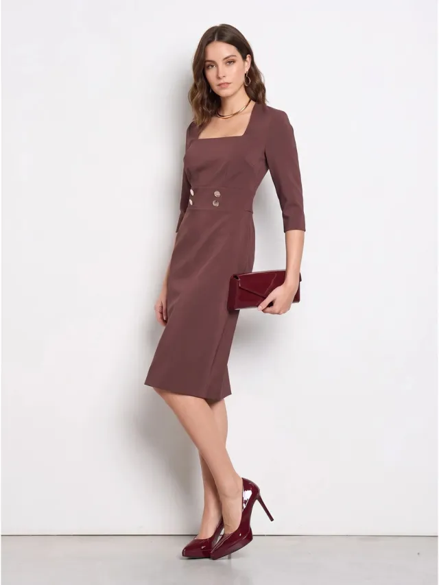 Rinascimento Jurk Rinascimento CFC0126771003 Bruin