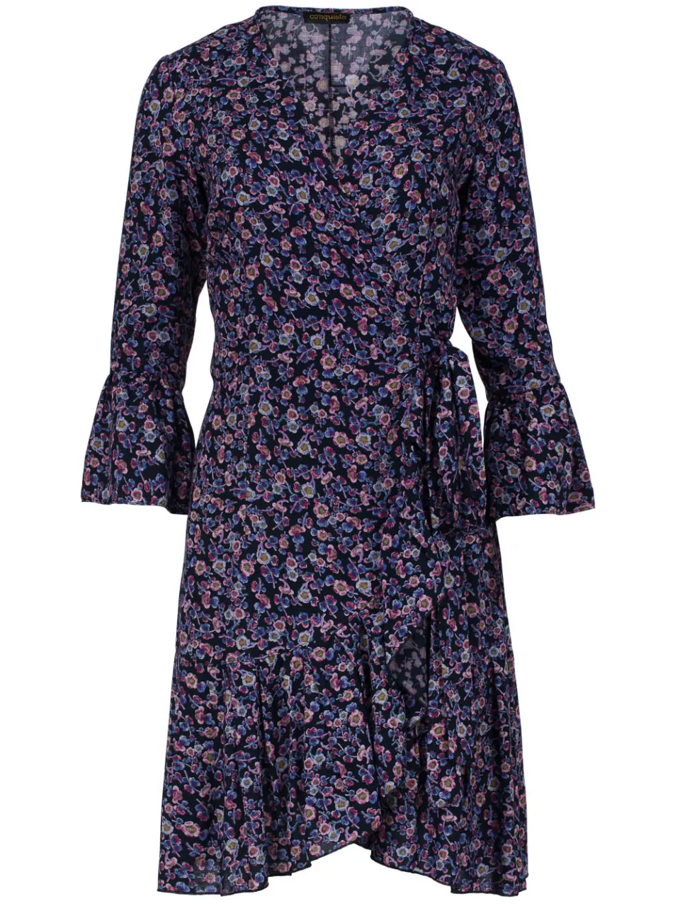 Conquista Wikkeljurk In Viscose Met Bloemenprint En Klokmouwen veelkleurig, foto 2