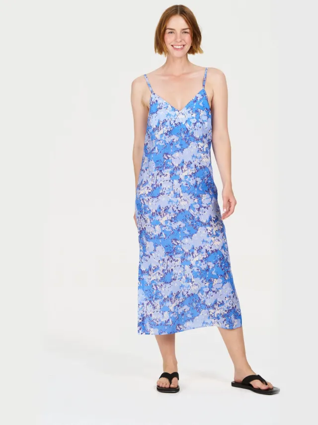 KOMODO dames vegan Jurk Miller Acid Blue Blauw