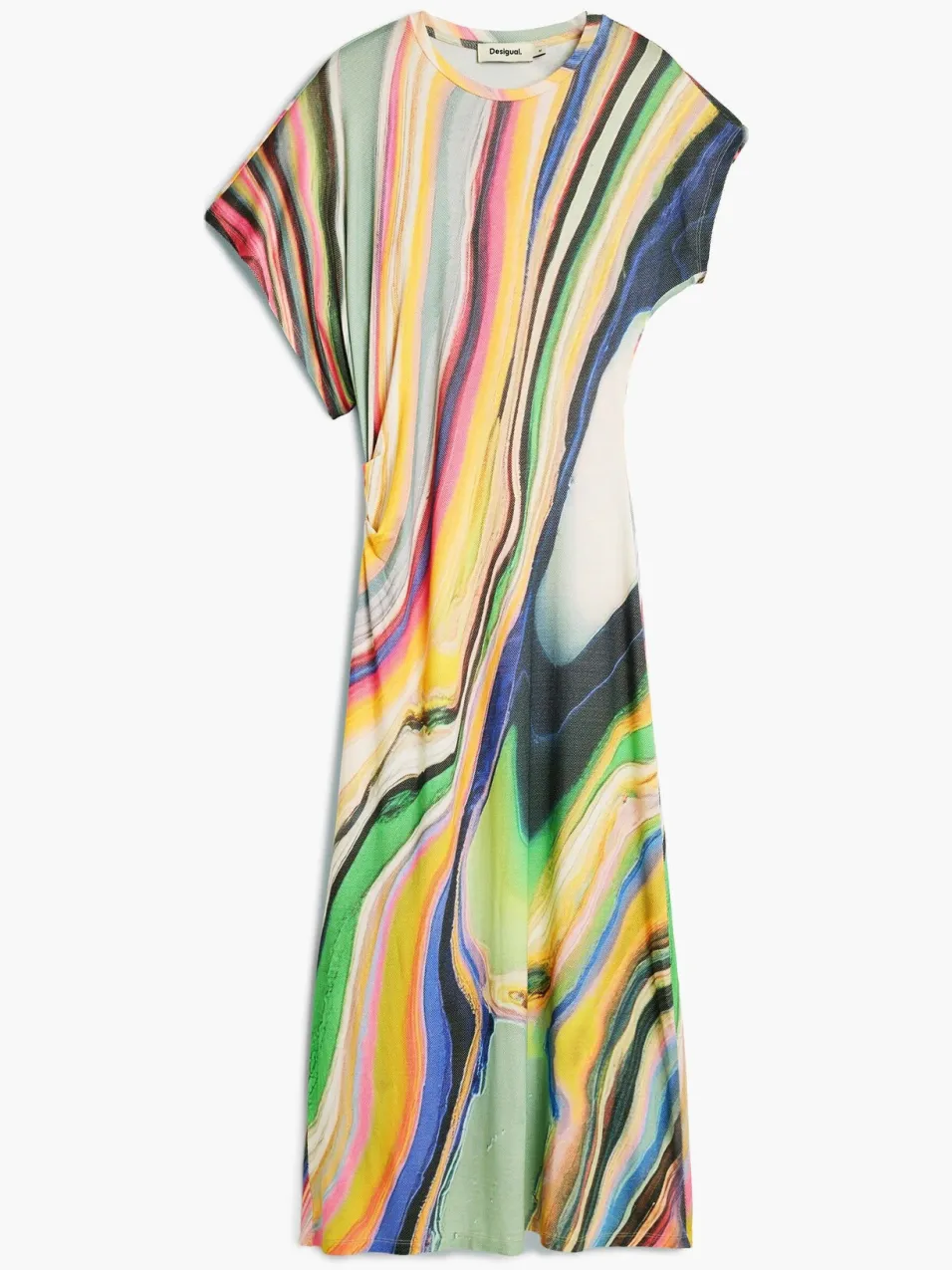 Desigual midi jurk multi, foto 2