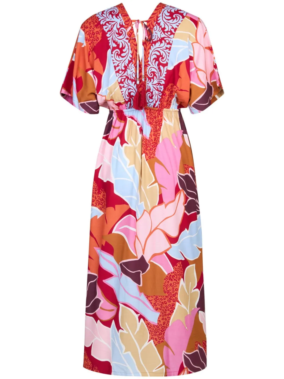 Miss Etam midi jurk multi multi kleur, foto 3