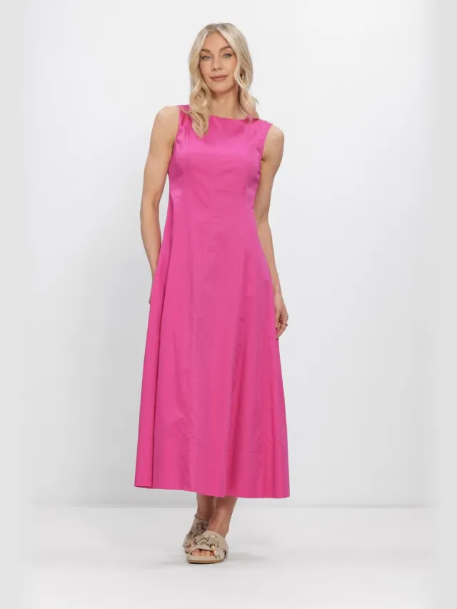 Y.A.S. YAS Dames Jurken Yasverna Sl Long Dress - Roze