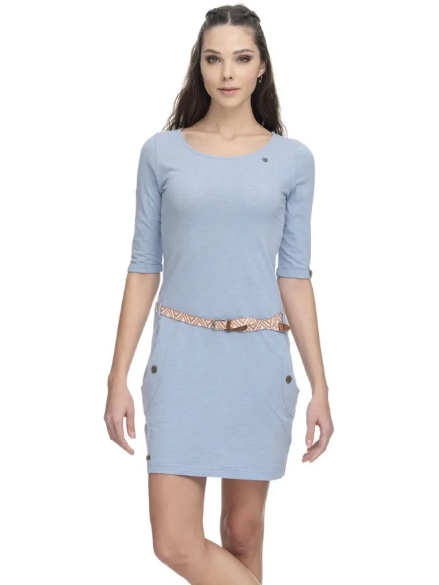 Ragwear Damesjurk Ragwear Tanya Solid lichtblauw