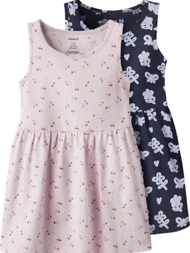 NAME IT NMFVILINSE 2P SL DRESS Cradle Pink