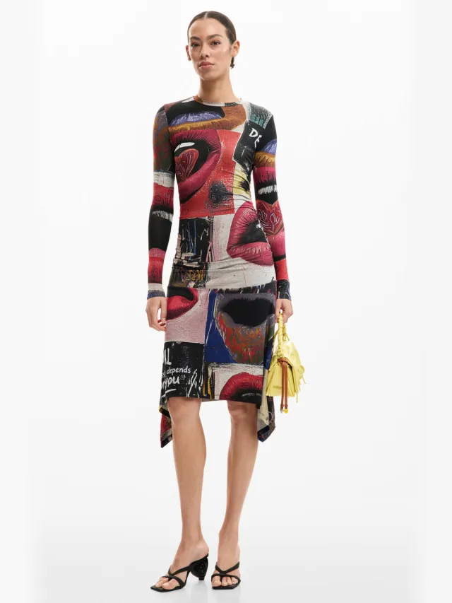Desigual A-lijn jurk multi