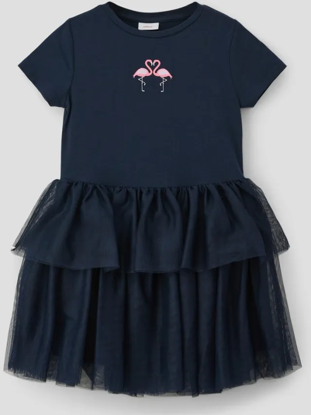 S.Oliver female - Mini-jurk met laagjes navy