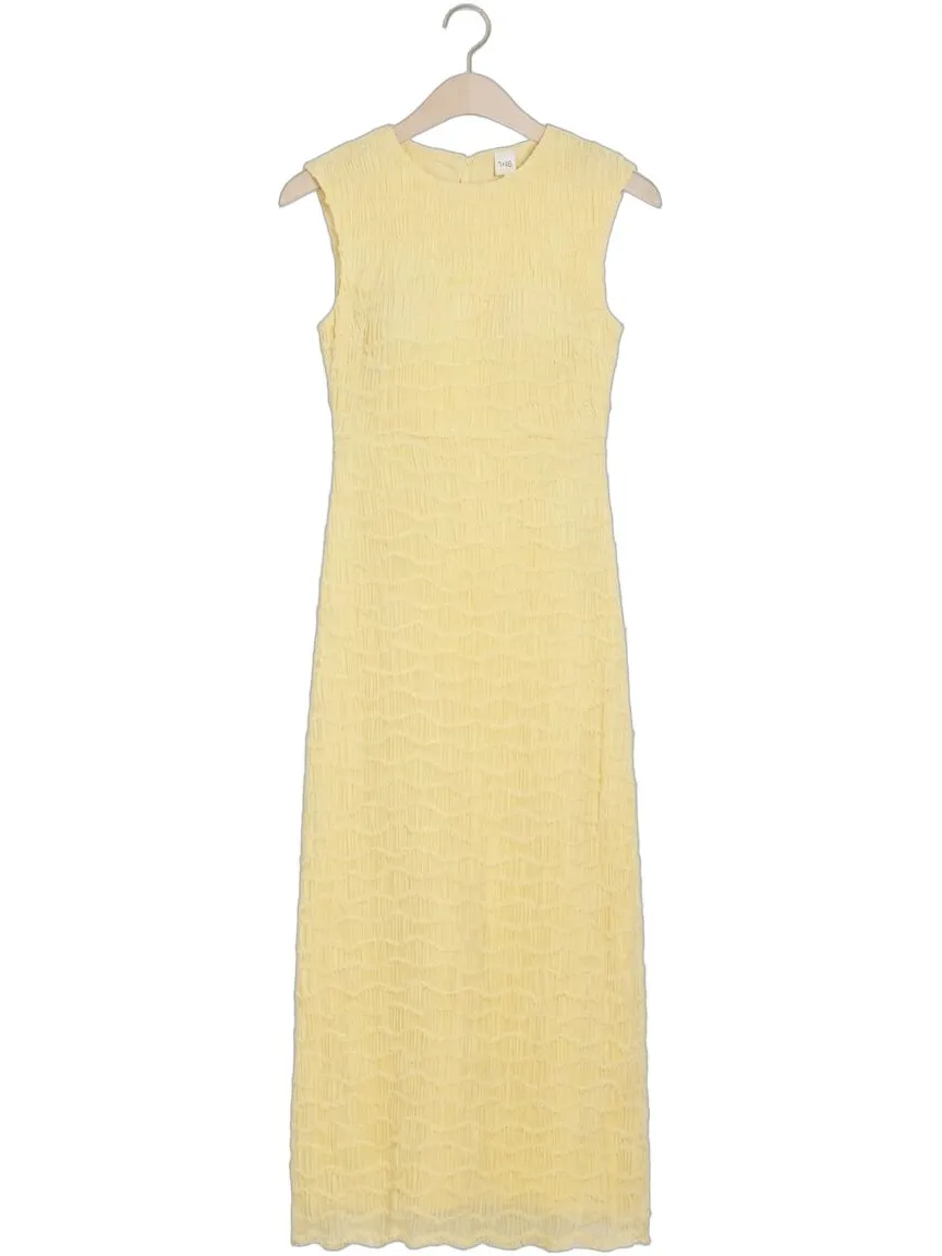 Y.A.S. YAS Dames Jurken Yasscio Sl Long Dress - Geel, foto 2