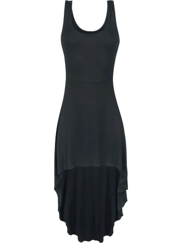 Gothicana Zwarte mulletjurk - Dames