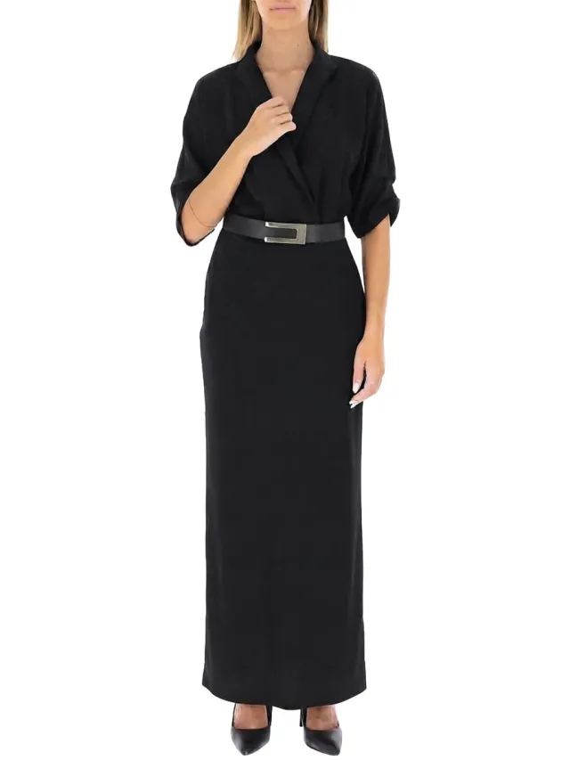 Kocca Lange Jurk Kocca a26pab9852abun3752-00016 Zwart