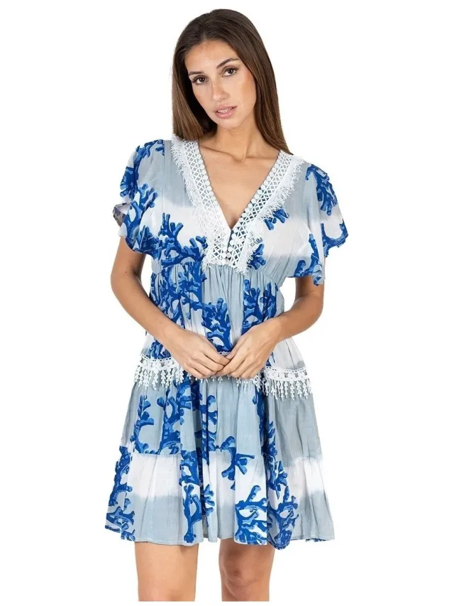 Isla Bonita By Sigris Korte Jurk Isla Bonita By Sigris Jurk Multicolour