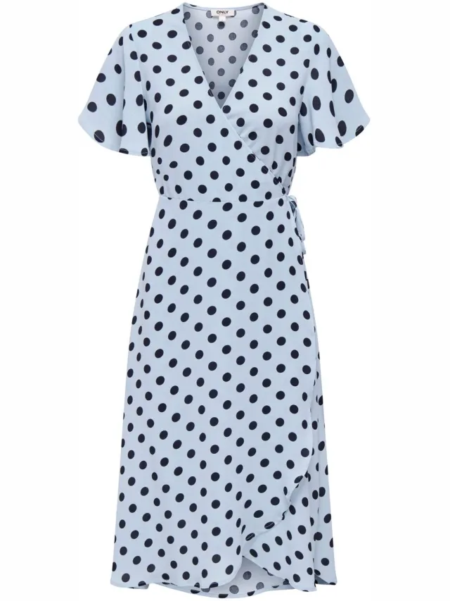Only Jurk ONLLUCA Midi-jurk Cashmere Blue 1