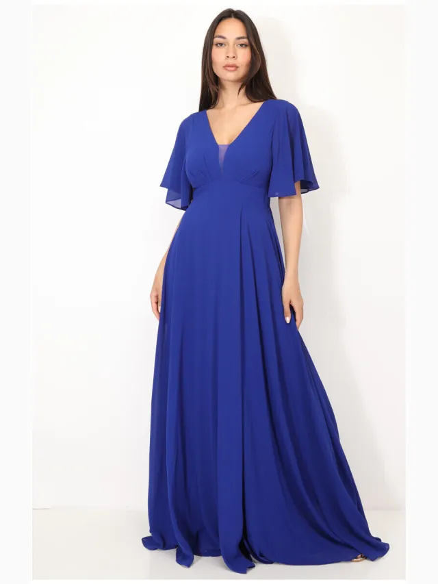 La Modeuse Jurk La Modeuse 70591_P165140 Blauw