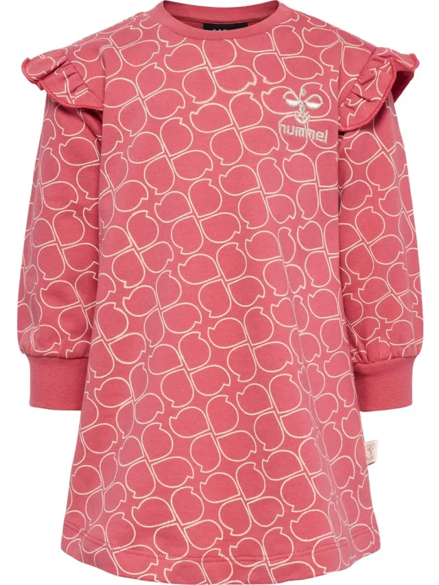 Hummel Jurk sweat baby meisje Hummel hmlPresli roze barok