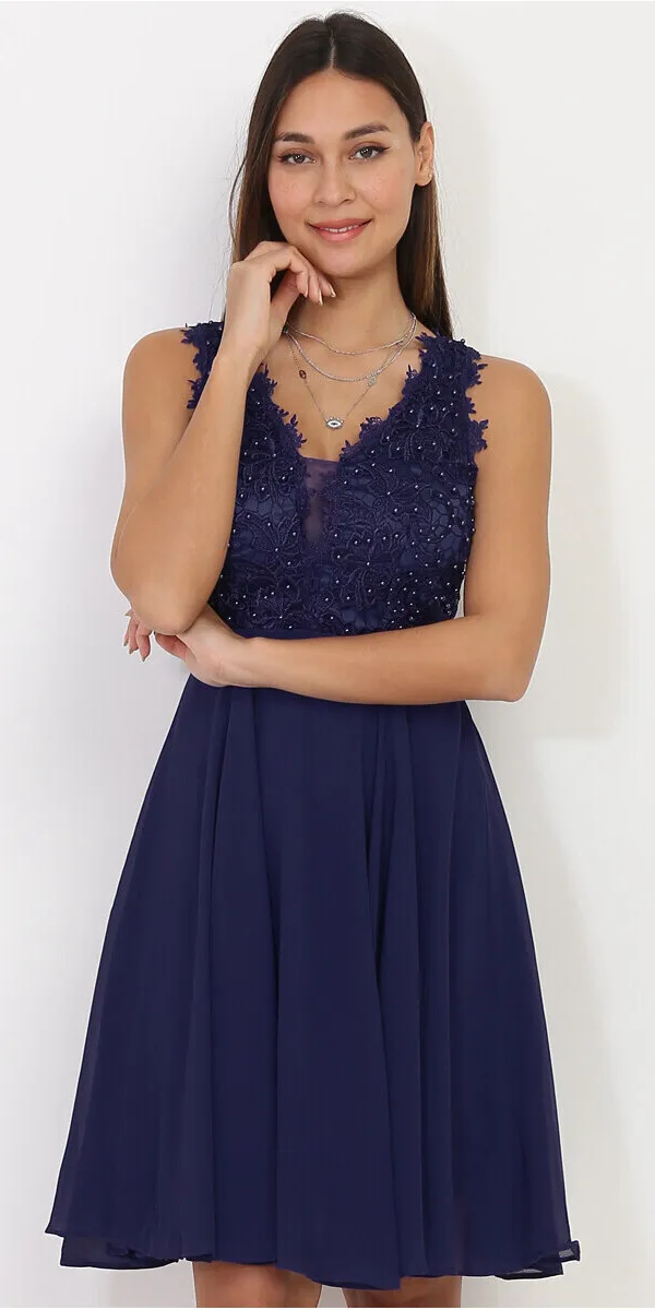 La Modeuse Jurk La Modeuse 29972_P69474 Blauw