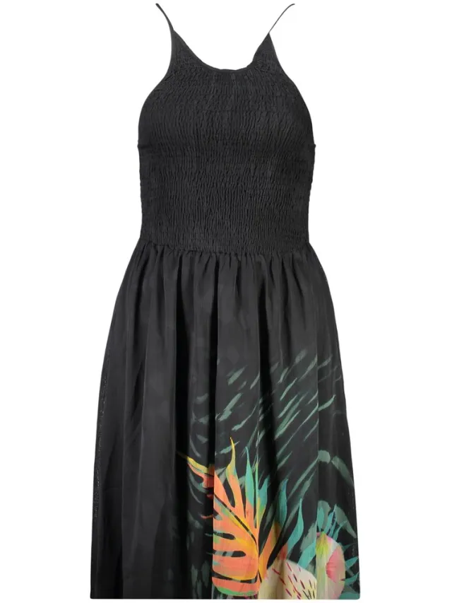 Desigual Zwarte Polyester Damesjurk