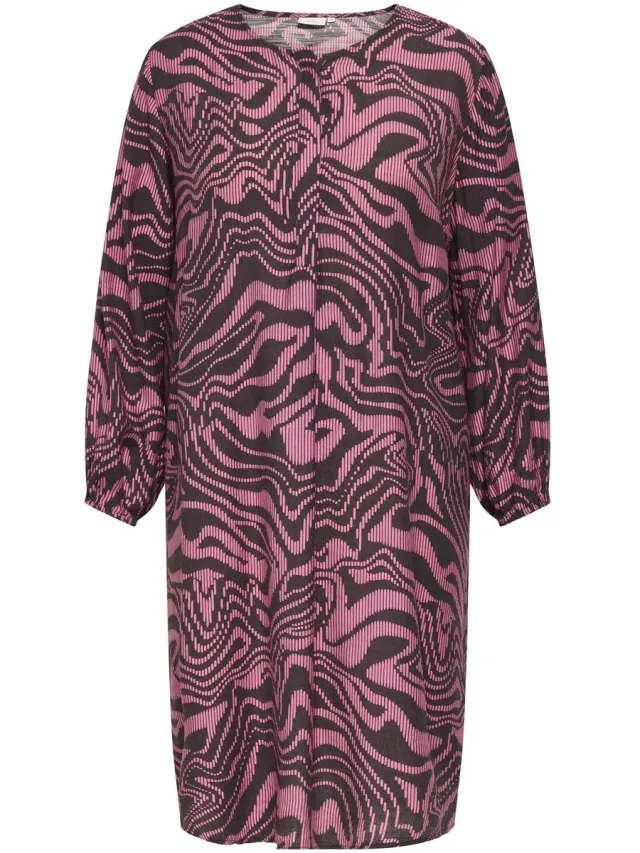 Only Carmakoma Jurk CARITHILDA Midi-jurk Black Coffee
