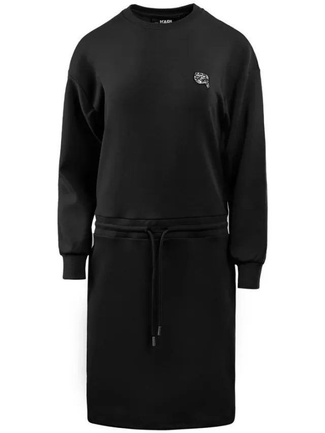 Karl Lagerfeld Jurk Karl Lagerfeld Ikonik Zwart