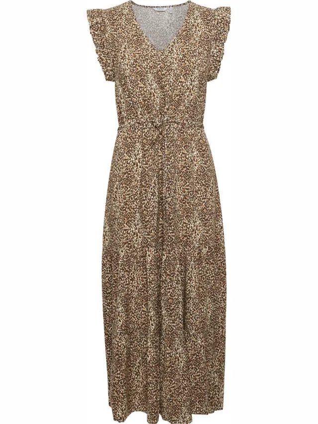 b.Young BYMMJOELLA FRILL DRESS Dames Jurk