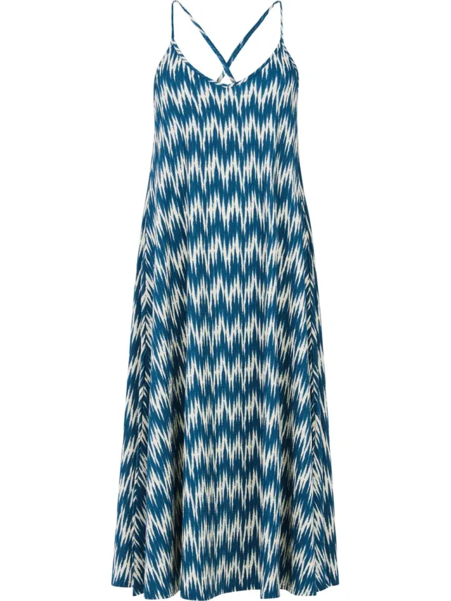 Protest Prtsusa – Jurk Dames – Midi jurk – Verstelbare bandjes Surfing Blue