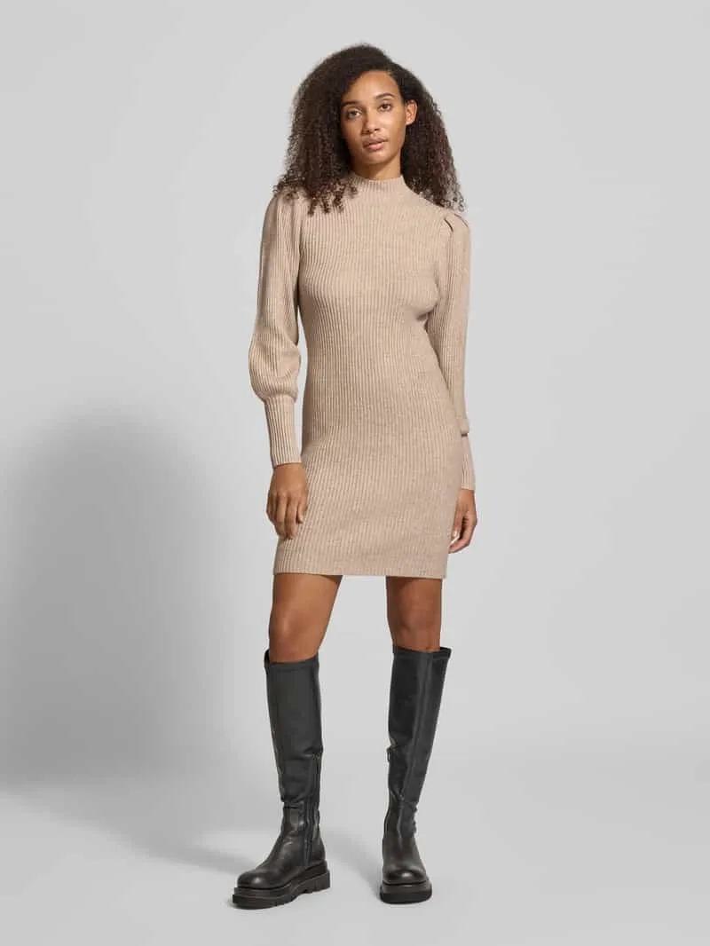 Only Katia tricotjurk beige gemêleerd