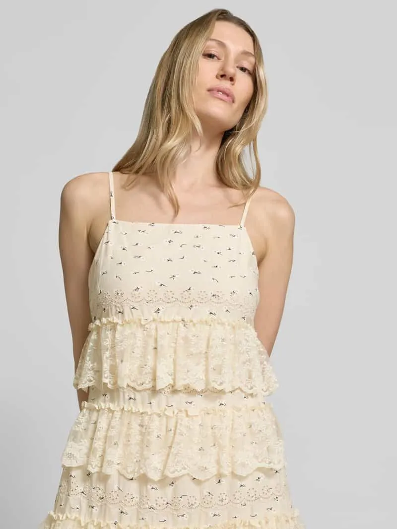 Vero Moda Maxi-jurk van puur katoen model 'LORETTA' offwhite, foto 4