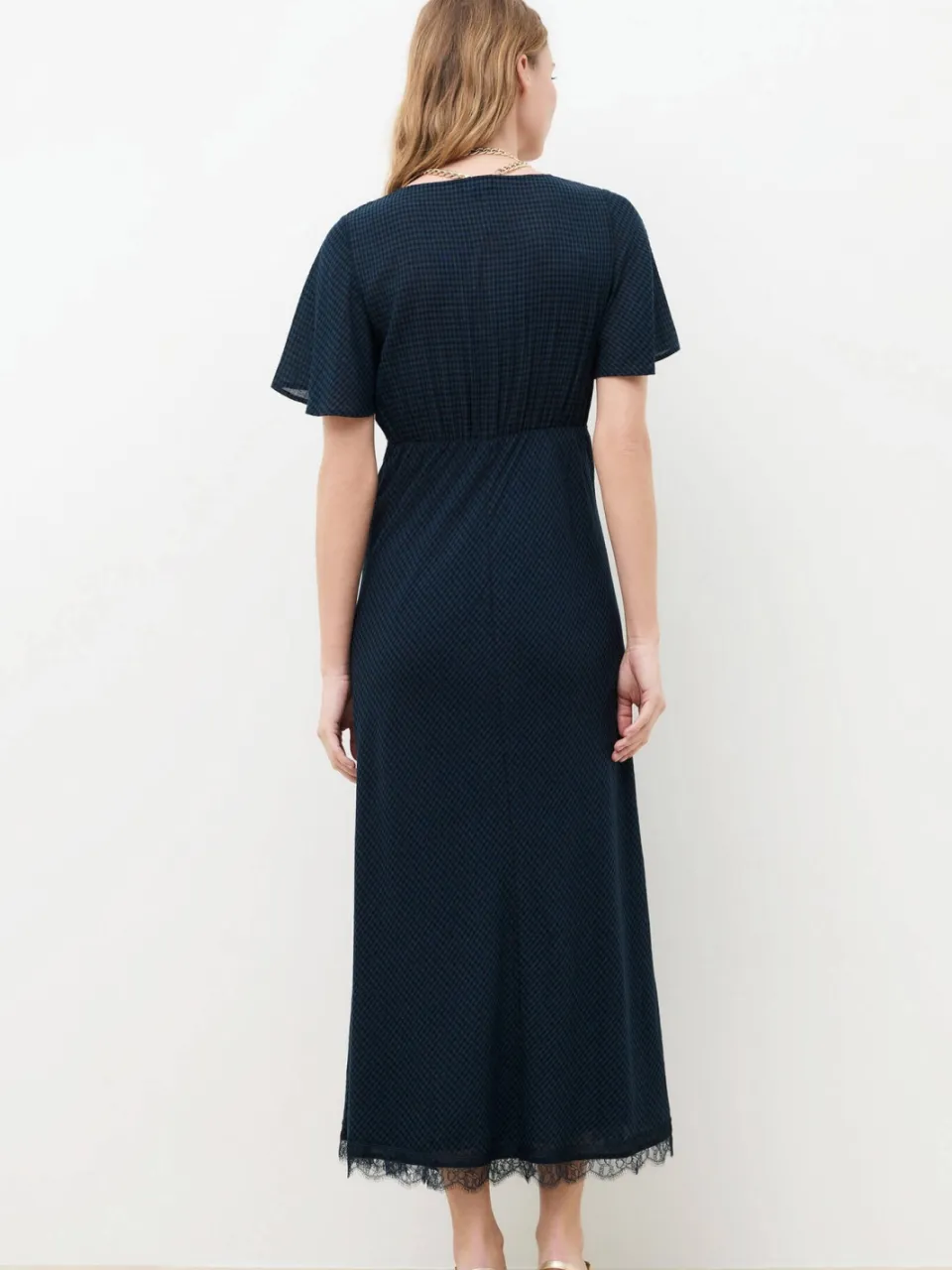 Caroll midijurk - marineblauw, foto 3