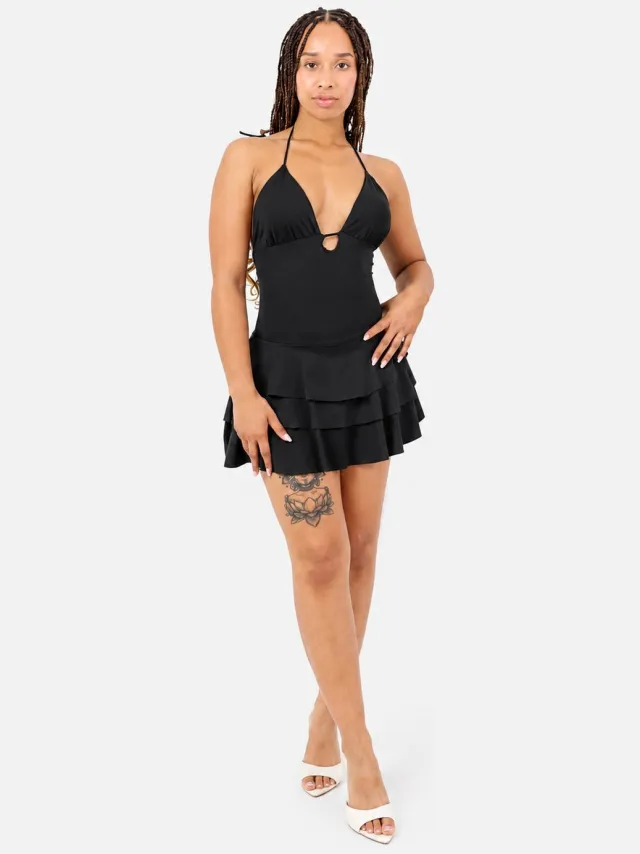 Elara Minikleid Schwarz