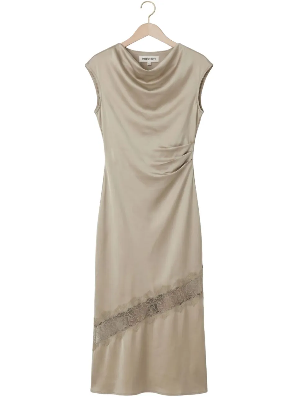 Modström Dames Jurken Tailormd Lace Dress - Zand, foto 2