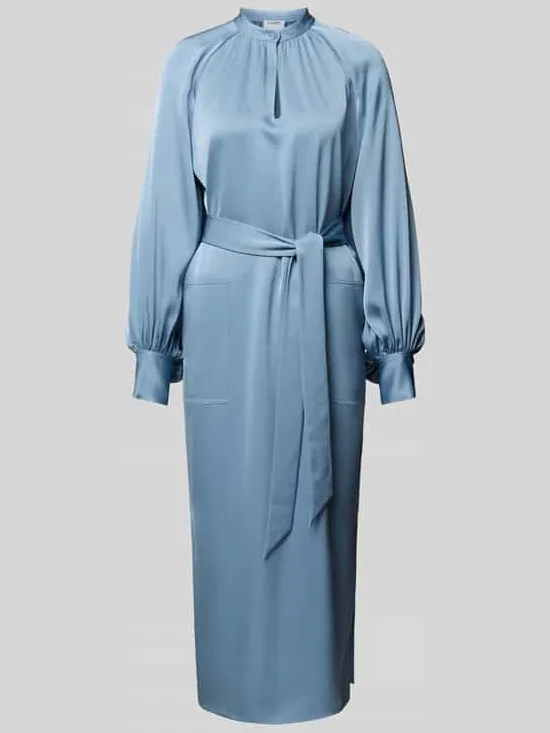 Filippa K Midi-jurk met plooien lichtblauw, foto 2