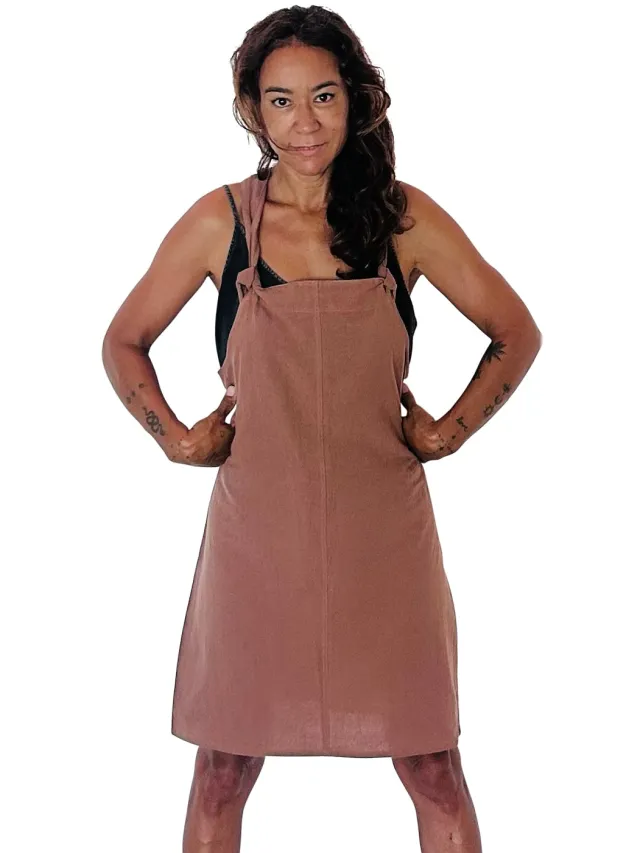 The Driftwood Tales dames vegan Rok Garden Marsala Bruin