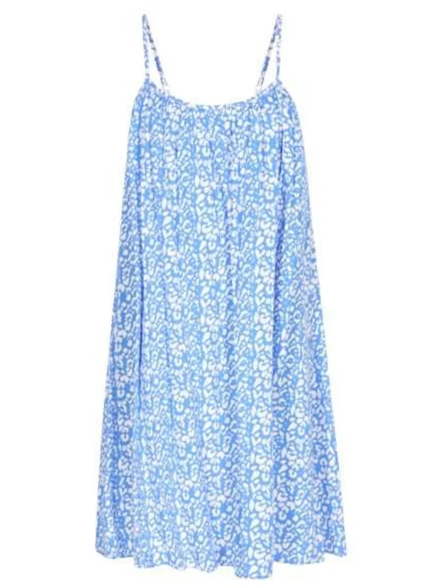 aleida Dress BLUE WHITE