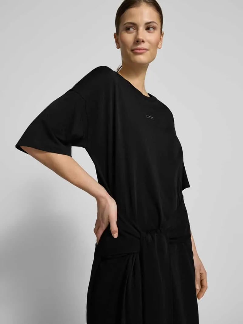 Armani Exchange T-shirtjurk met Ronde hals en 1/2-mouwen zwart, foto 4