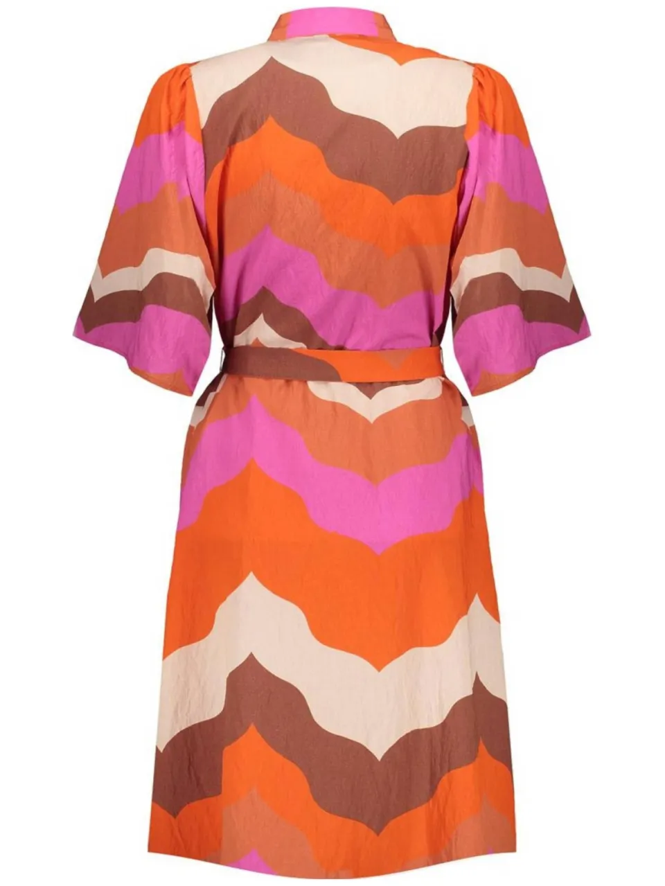Geisha blousejurk oranje, foto 3