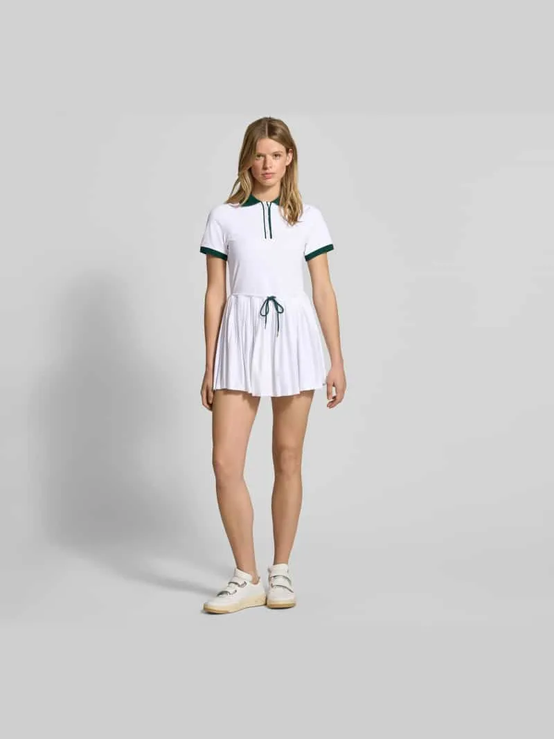 Varley Mini-jurk met polokraag Wit