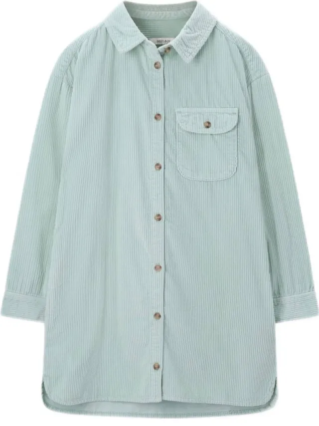 Sissy-Boy corduroy jurk mintgroen lichtgroen