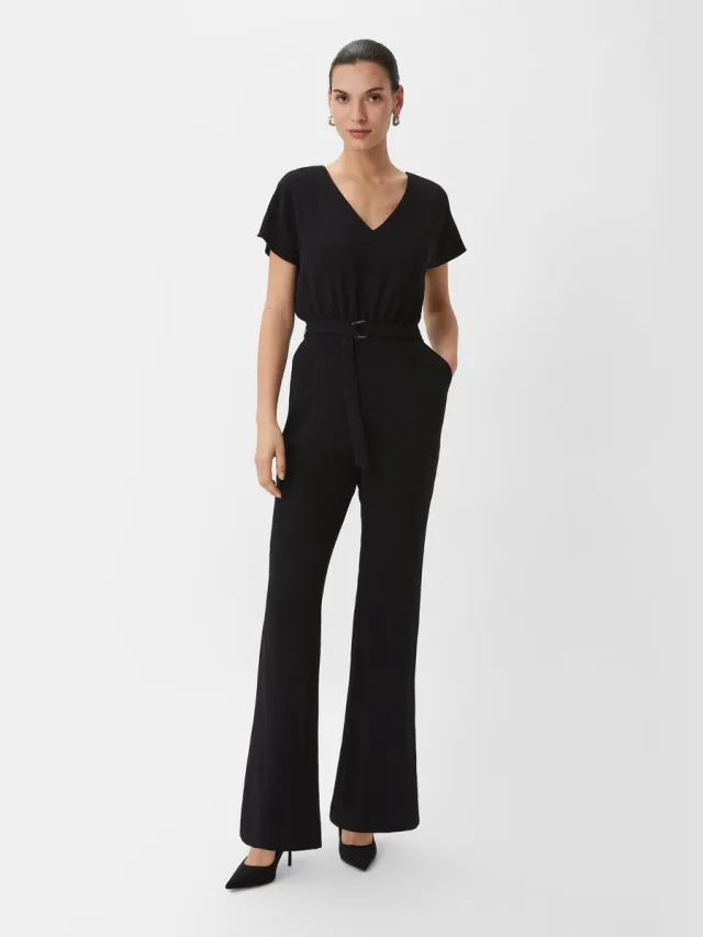 Comma female - Overall met geïntegreerde riem zwart