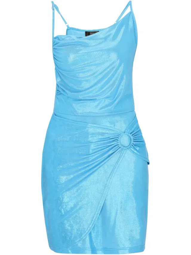 Faina Dress light blue metallic