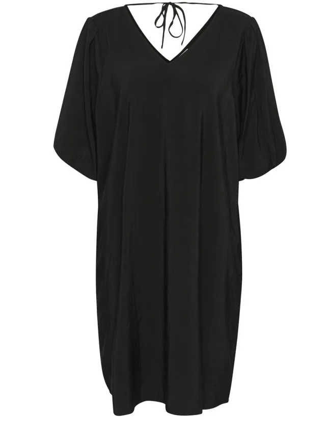 Kaffe Jurk Kagabby Dress 10509764 100121 Black Deep Dames Maat - 36 Zwart