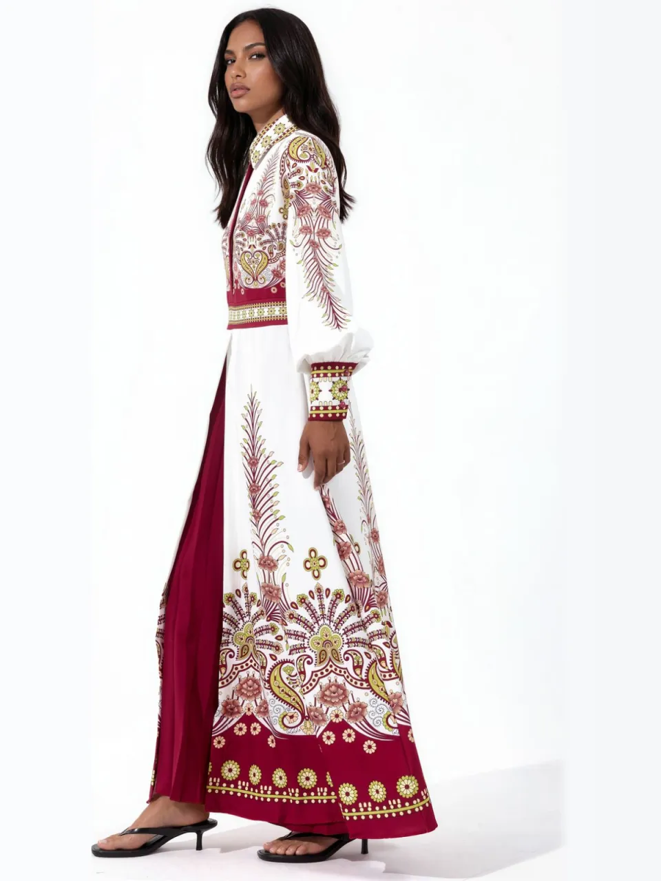 MSN Collection Dames Maxi Jurk veelkleurig, foto 2