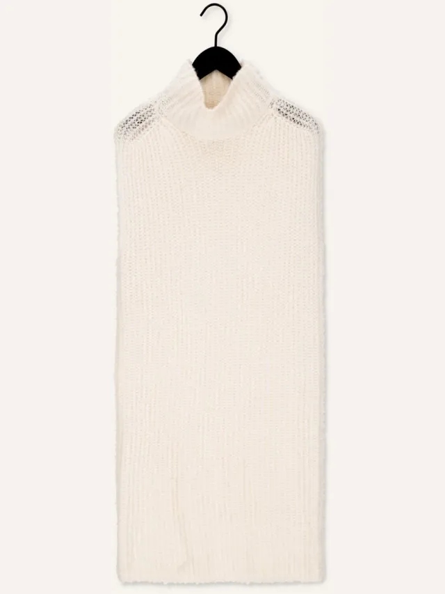 10Days Turtle Neck Dress Dames - Jurk - Ecru