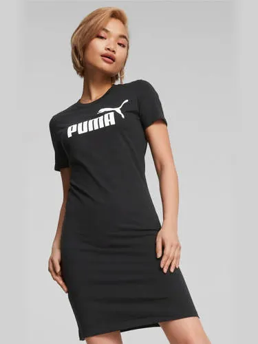 Puma ESS Slim Tee Dress t-shirtjurk zwart