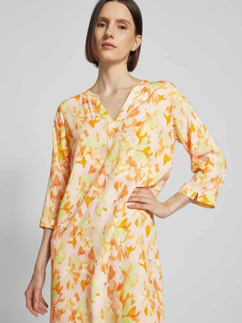 Smith and Soul Knielange tuniekjurk met all-over motief roze, foto 5