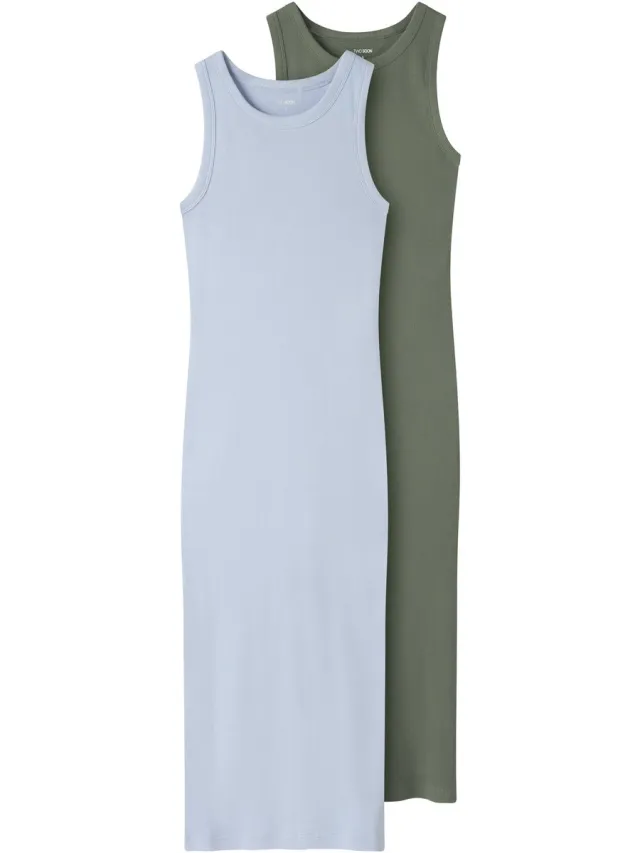 NAME IT TAFRIX 2P SL DRESS NOOS - Dames - Maxi jurken Laurel Wreath
