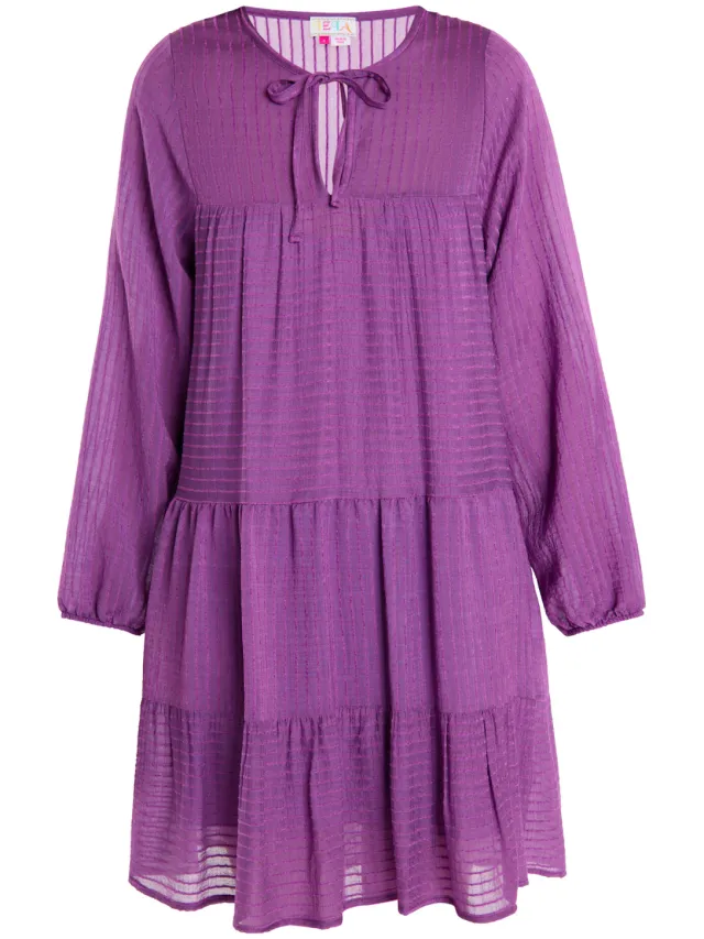 IZIA Midi-jurk met gestreept dessin Dames lila, foto 2