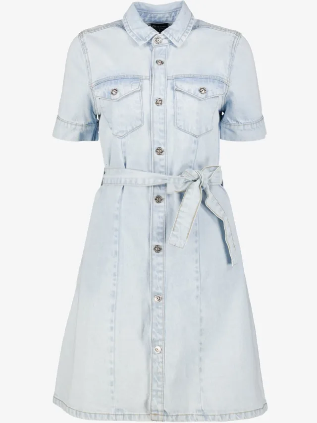 TwoDay dames denim jurk lichtblauw