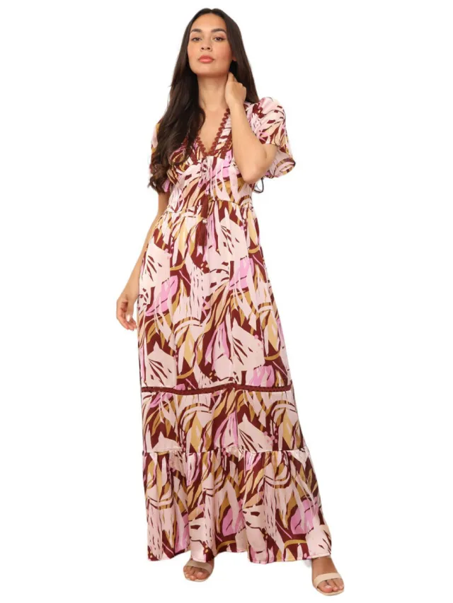 La Modeuse Jurk La Modeuse 71002_P166345 Roze