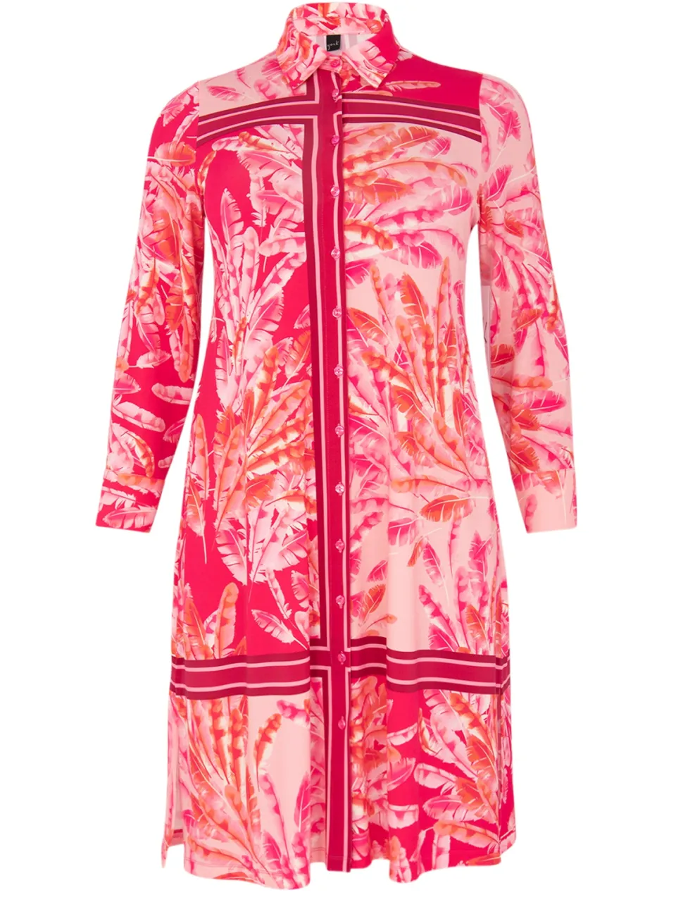 Yoek Blouse-jurk SCARF | Roze, foto 3
