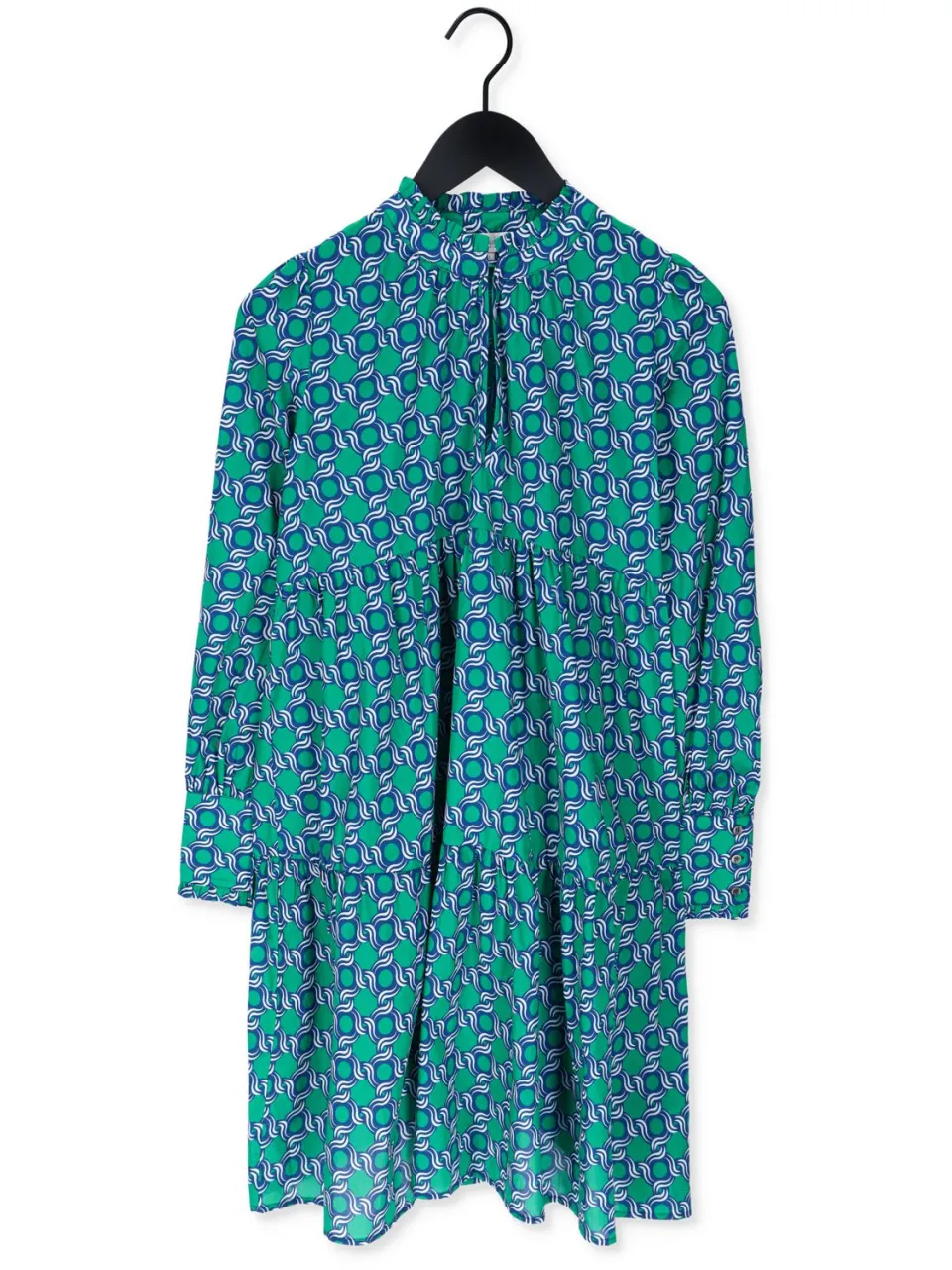 DEA KUDIBAL Dames Jurken Kindra Ns (co) - Dress With Balloon Sleeves - Groen, foto 2