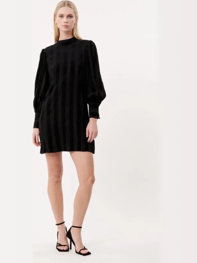FRNCH PARIS Zwarte jurk met open rug Cecilia - FRNCH
