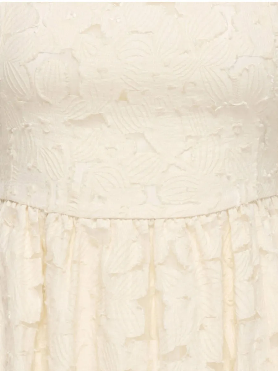 JDY maxi jurk broderie beige, foto 4